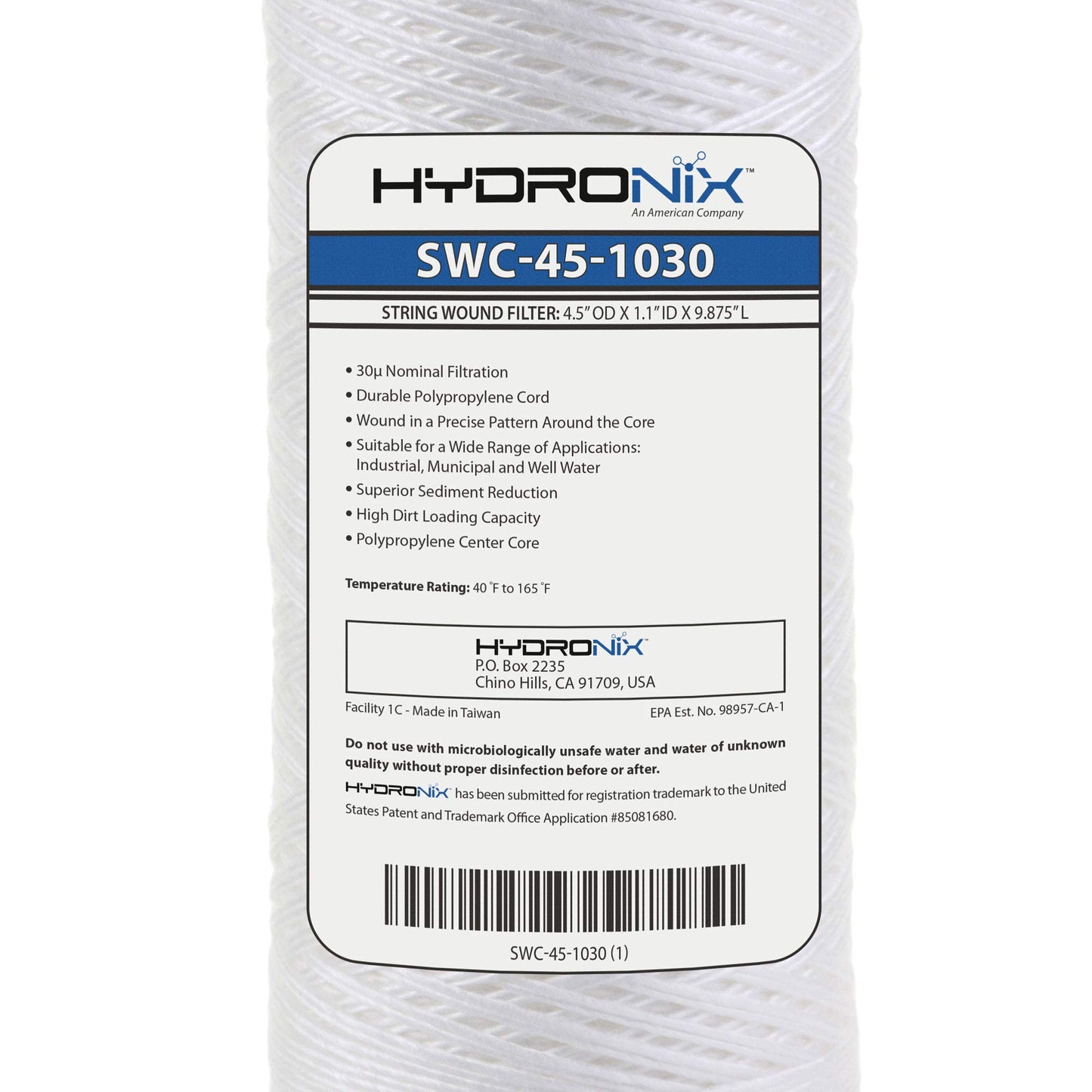 HYDRONIX - SWC Series - String Wound Cartridges