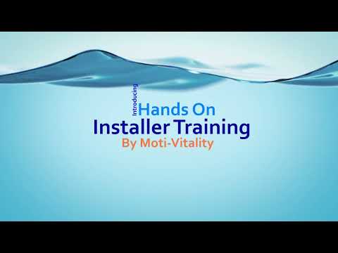 Moti-Vitality Premium Installer Training (*Optional WQA Certification & Travel Expenses)