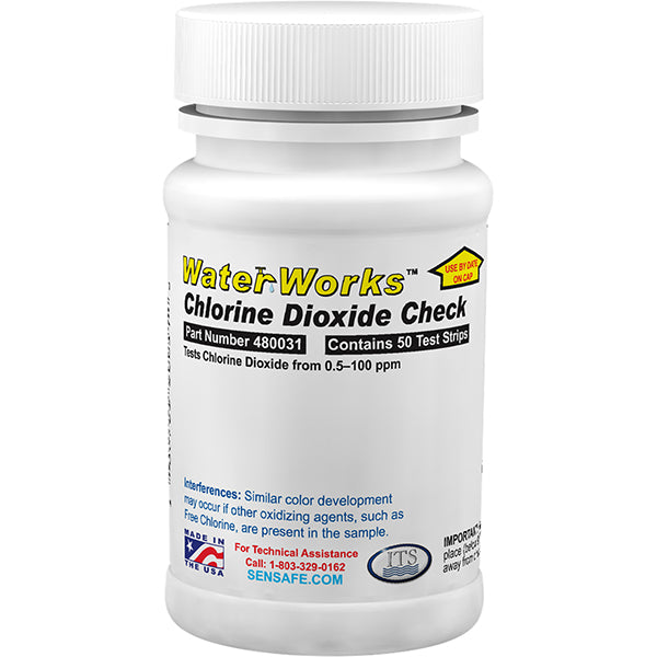 WaterWorks Chlorine Dioxide – Bottle of 50 Tests | ITS-480031