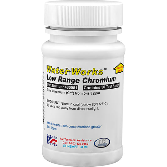 WaterWorks™ Low Range Chromium &#8211; Bottle of 50 tests | ITS-480051