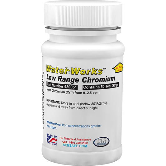 WaterWorks™ Low Range Chromium – Bottle of 50 tests | ITS-480051