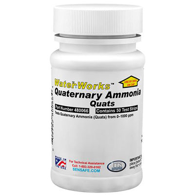 WaterWorks™ Quaternary Ammonia Bottle of 50 tests | 480066