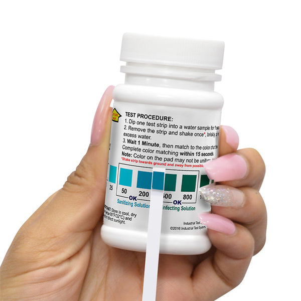 WaterWorks Free Chlorine – Ultra High II – Bottle of 50 test strips | ITS-480124