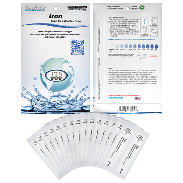 SenSafe® Iron (Fe+2) – 30 Foil-packed tests | ITS-480125