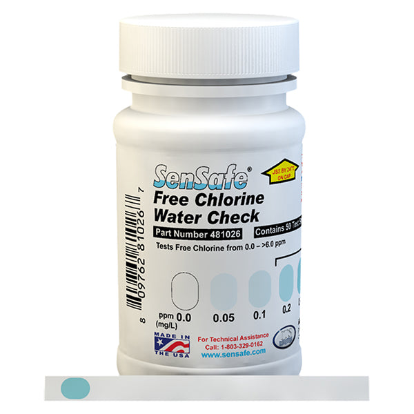 SenSafe Free Chlorine Water Check – Bottle of 50 tests | ITS-481026