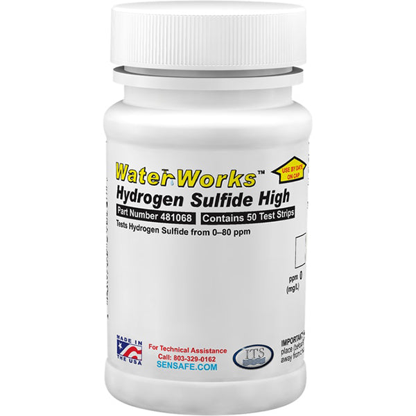 WaterWorks™ Hydrogen Sulfide High Range – Bottle of 50 tests | ITS-481068