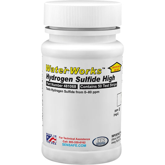 WaterWorks™ Hydrogen Sulfide High Range – Bottle of 50 tests | ITS-481068