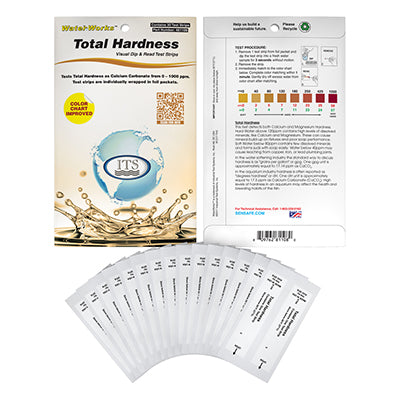 WaterWorks Total Hardness Test Strips – 30 foil packets | 481108