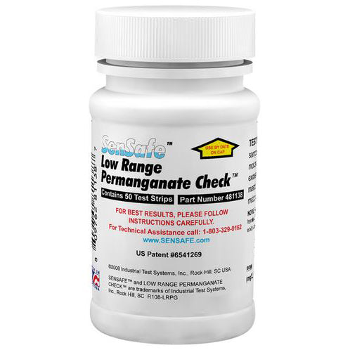 SenSafe® Permanganate Test Strips – Bottle of 50 tests | 481138