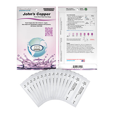 SenSafe® Copper (John’s) Test Strips – 30 foils packets | 481142