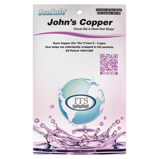 SenSafe® Copper (John’s) Test Strips – 30 foils packets | ITS-481142