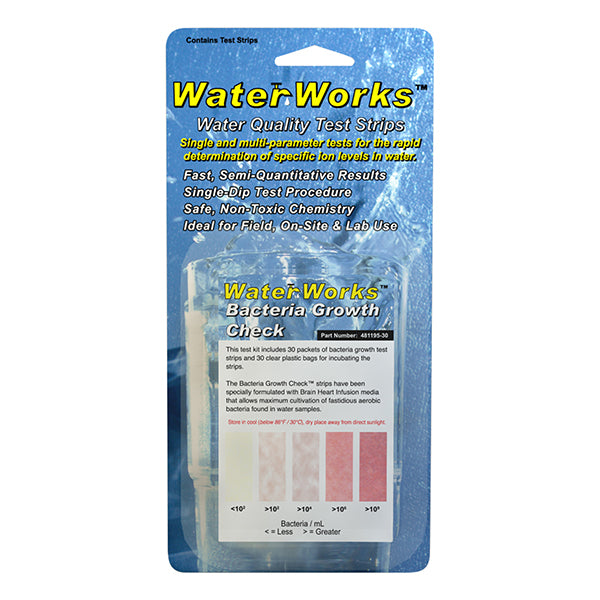 WaterWorks Bacteria Growth Check – 30 foil-packed tests | ITS-481195-30