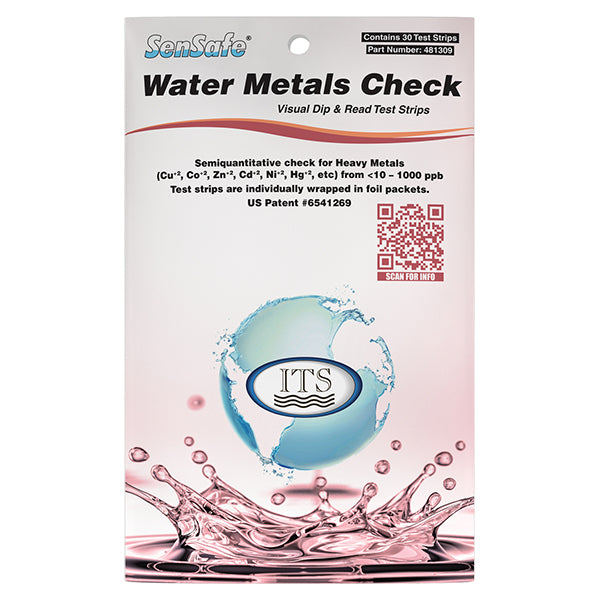 SenSafe® Water Metals Check – 30 foil packed tests  | ITS-481309