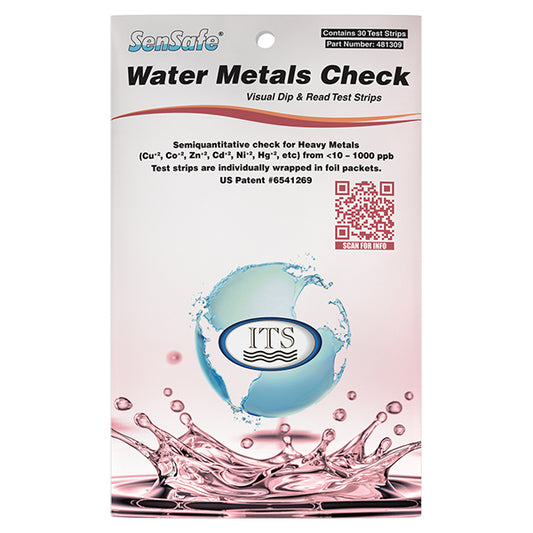 SenSafe® Water Metals Check – 30 foil packed tests  | ITS-481309