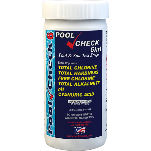 PoolCheck® 6 in 1 – Bottle of 50 tests | ITS-481330