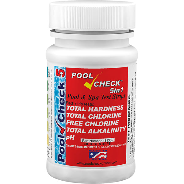 PoolCheck® 5 in 1 – Bottle of 50 tests  ITS-481339