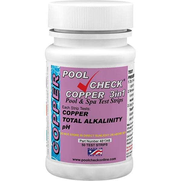 PoolCheck® Copper 3 in 1 – Bottle of 50 tests | ITS-481348