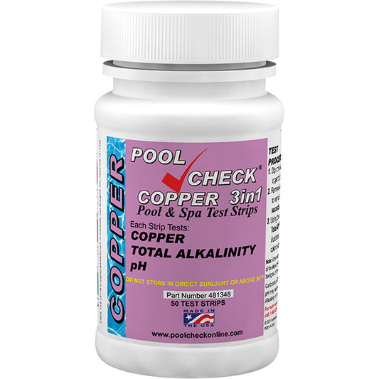 PoolCheck® Copper 3 in 1 – Bottle of 50 tests | ITS-481348