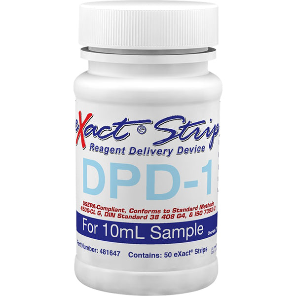 eXact® Strip DPD-1 (10 mL sample) – Bottle of 50 tests | ITS-481647