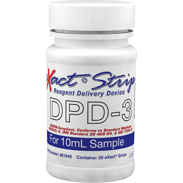 eXact® Strip DPD-3  Combined Chlorine (10mL sample) – Bottle of 50 tests | ITS-481648