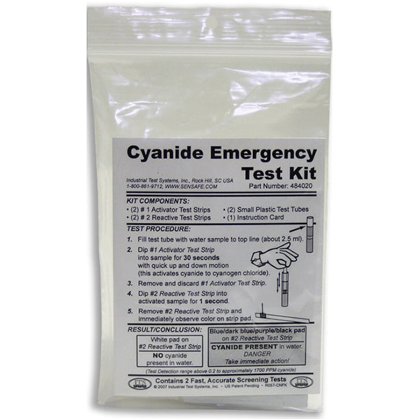 Cyanide Emergency Test Kit – 2 tests | ITS-484020