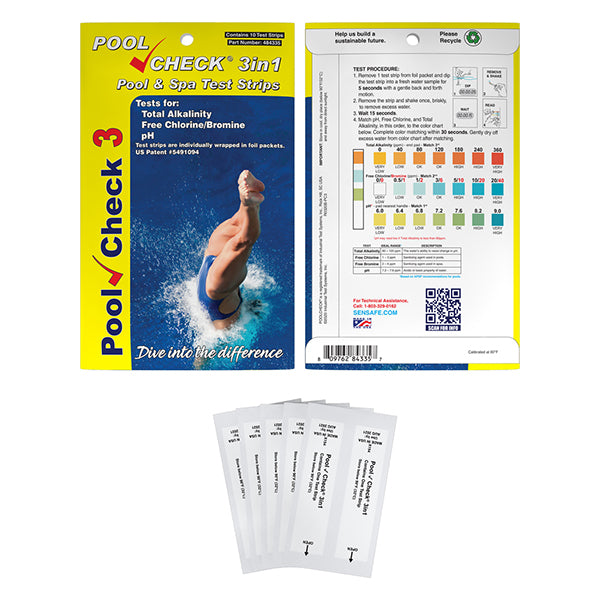 Pool Check® 3 in 1 – 10 foil-packed tests | ITS-484335