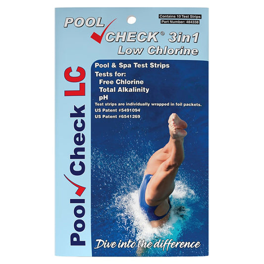 Pool Check® Low Chlorine 3 in 1 – 10 foil-packed tests | ITS-484338