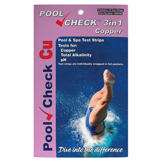 Pool Check® Copper 3 in 1 – 10 foil-packed tests | ITS-484348