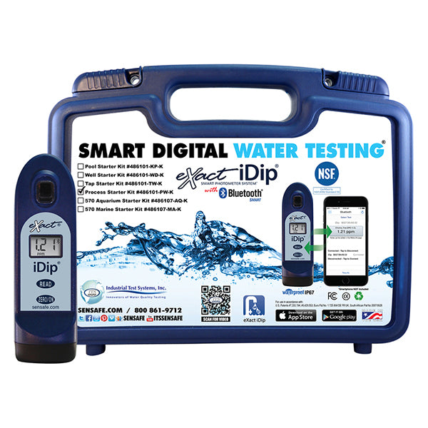 eXact iDip® Process Water Starter Test Kit | Smart Photometer System | 486101-PW-K