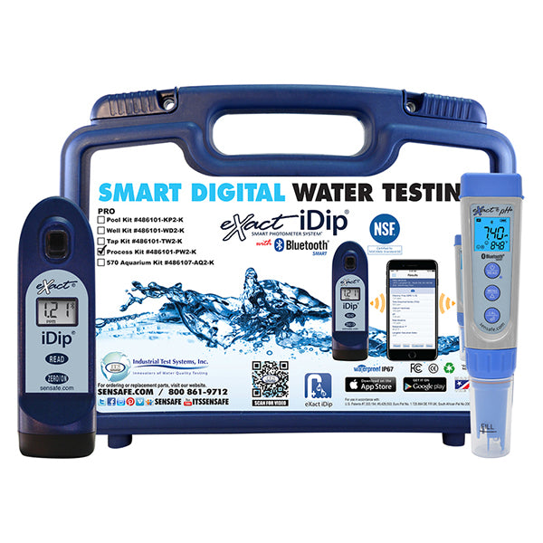 eXact iDip® Process Water Professional Test Kit | Smart Photometer System | 486101-PW2-K