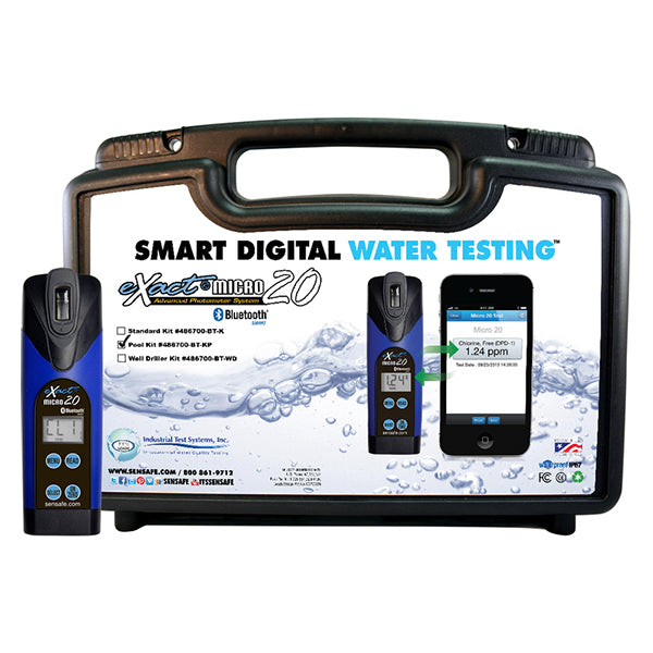 eXact® Micro 20 Bluetooth® Photometer Pool Kit | 486700-BT-KP