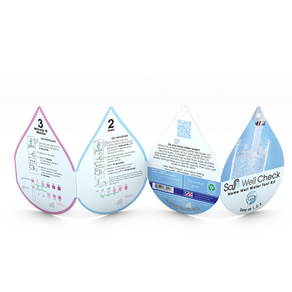 Safe Well Check – Home Water Test Kit, 2 tests of each | ITS-487941