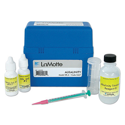 Alkalinity Test Kit, DRT (EPA) 0 – 200 PPM Alkalinity P&T | LaMotte 3467-01