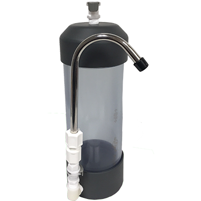 Single Chamber Modular Mini-softener – empty (includes tubing and faucet) | PW-2000M