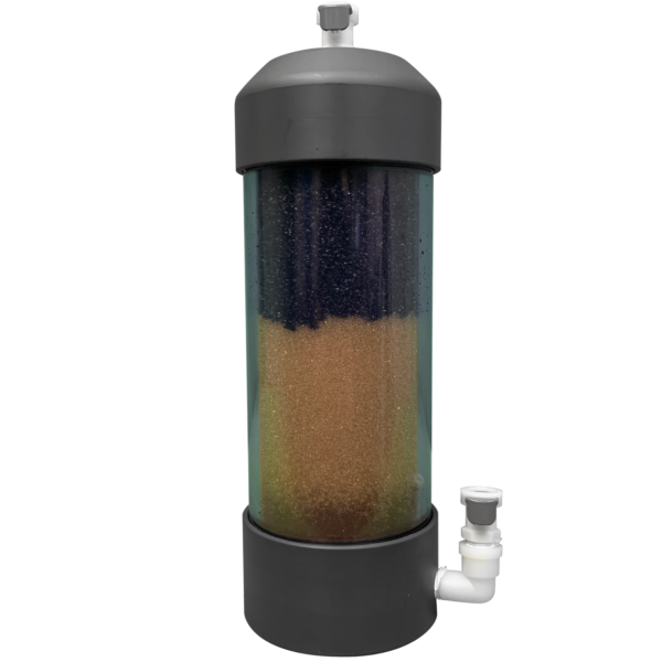 Single Chamber Modular Mini-softener -with resin (includes tubing and faucet) | PW-2000M