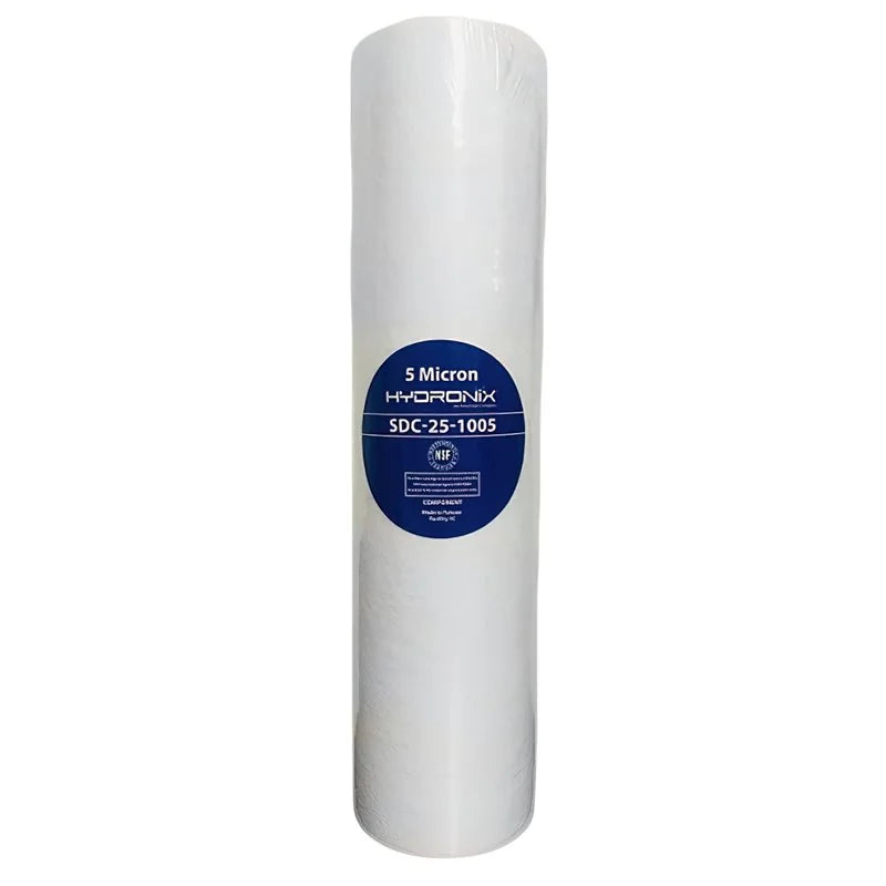 HYDRONIX NSF SEDIMENT FILTER 2.5" X 9 7/8", 5M - SDC-25-1005