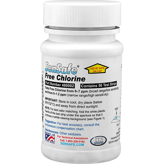 SenSafe Free Chlorine Bottle of 50 tests | ITS-480002
