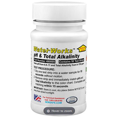 WaterWorks™ pH / Total Alkalinity Bottle of 50 tests | 480005