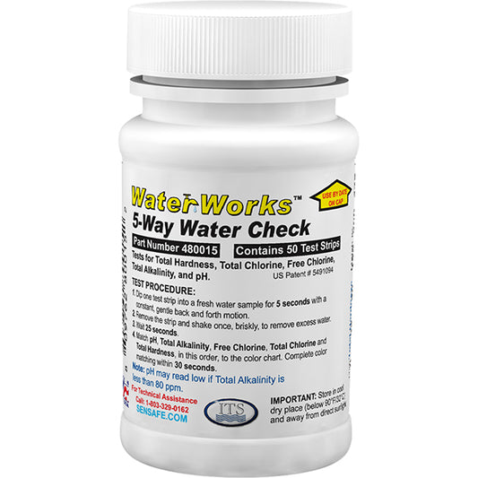 WaterWorks 5-WAY Water Check &#8211; Bottle of 50 tests | ITS-480015