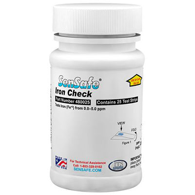 SenSafe® Iron, (Fe+2) Bottle of 25 tests | 480025