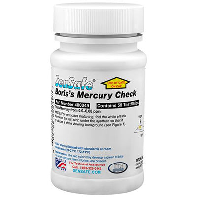 SenSafe® Mercury (Boris&#8217;s) Bottle of 50 tests | 480049
