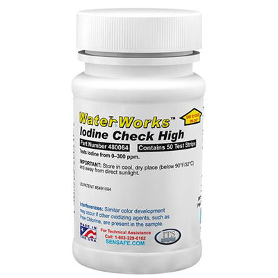 WaterWorks™ Iodine Check Bottle of 50 tests | 480064