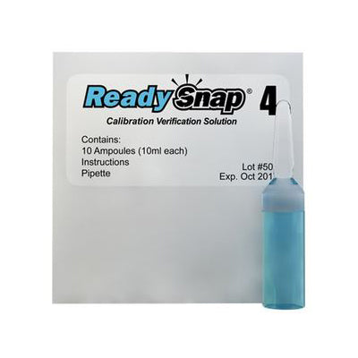Ready Snap 4 Calibration Verification Solution &#8211; Blue Dye | 480904