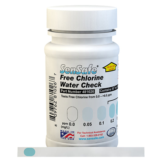 SenSafe Free Chlorine Water Check &#8211; Bottle of 50 tests | ITS-481026