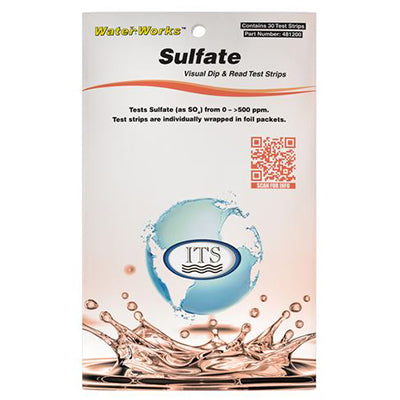 WaterWorks™ Sulfate 30 Test Strips &#8211; 30 Foil packed tests | 481200