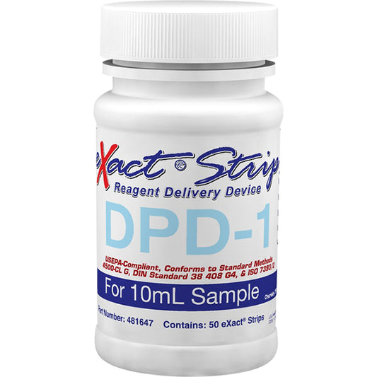 eXact® Strip DPD-1 (10 mL sample) &#8211; Bottle of 50 tests | ITS-481647