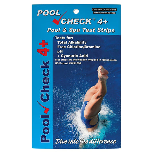 Pool Check® 4+ &#8211; 10 Foil packed tests | ITS-484328