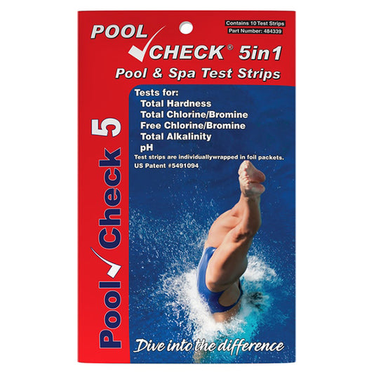 Pool Check® 5 in 1 &#8211; 10 foil-packed tests | ITS-484339