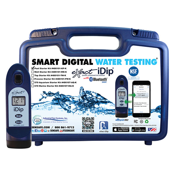 eXact iDip® Pool Starter Test Kit | Smart Photometer System | 486101-KP-K
