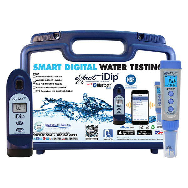 eXact iDip® Tap Water Professional Test Kit | Smart Photometer System | 486101-TW2-K